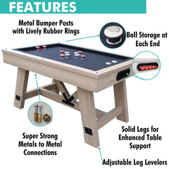 Freetime Fun "Baddah Bing" Bumper Pool Table 5'