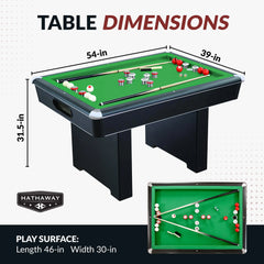 Hathaway Renegade 54-in Bumper Pool Table